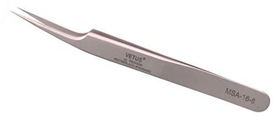 MSA-16-6 Stainless steel pointed tip tweezer