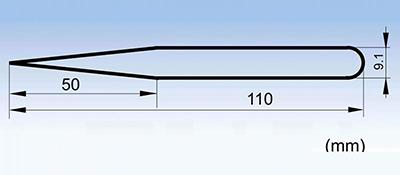 3C-SA Stainless steel pointed tip short tweezers