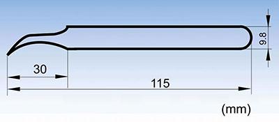 5B-SA Curved precision tweezers