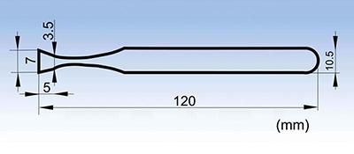 35A-SA non-magnetic stainless steel broad tip tweezers
