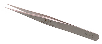 ST-10 Ultra-pointed tip short tweezers