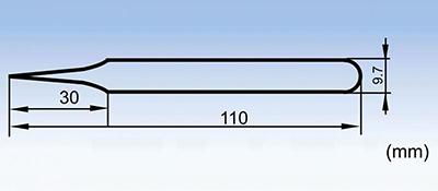 ST-14 Super fine tip precision stainless steel tweezers