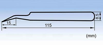 ST-17 Straight fine tip precision stainless steel tweezers