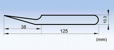 MSA-16-6 stainless steel pointed tip tweezers