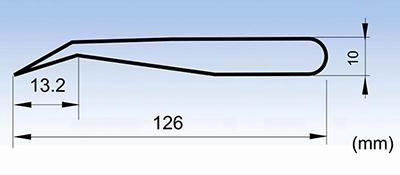 MSA-16-10 super hard beauty tweezers