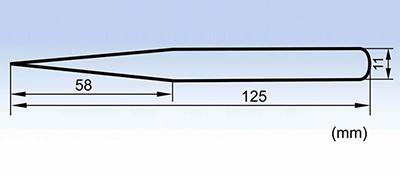 MJP-AA long and slender stainless steel tweezers
