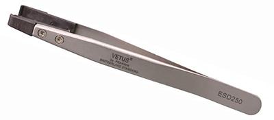 ESD-250 broad tip anti-static tweezers